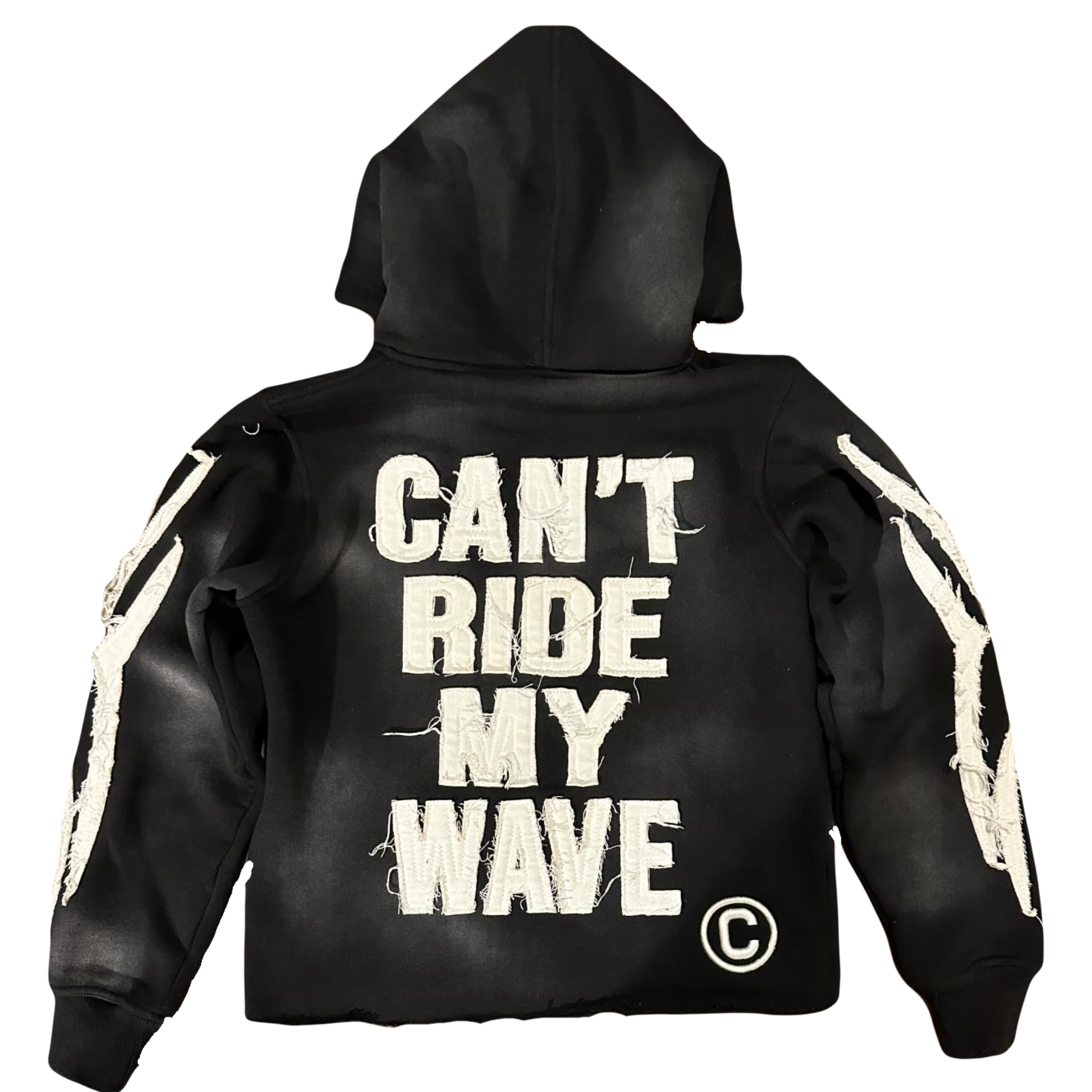 ĆBØ ŁŸFËSTŸŁË BLACK HOODIE
